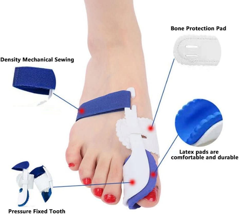 AlignEase™ Bunion Corrector Splint – Orthotic Toe Support (1 Pair)