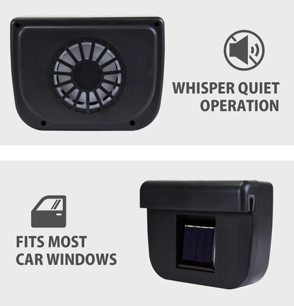 AutoCool Solar Powered Car Ventilation Fan