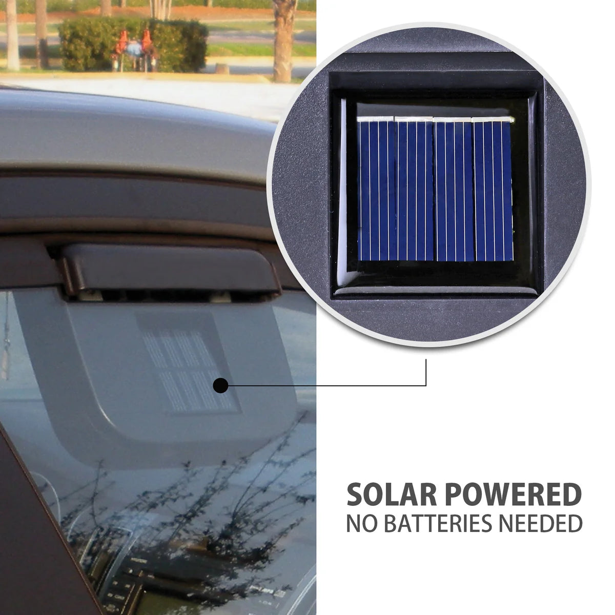 AutoCool Solar Powered Car Ventilation Fan