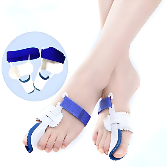 AlignEase™ Bunion Corrector Splint – Orthotic Toe Support (1 Pair)