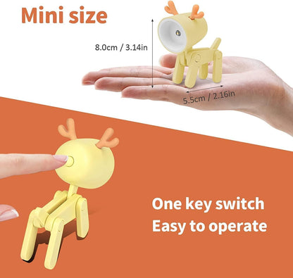 Mini Reindeer LED Desk Lamp
