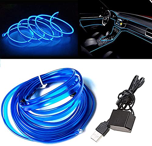 Automaze USB EL Wire – 5M Flexible Neon Light Strip