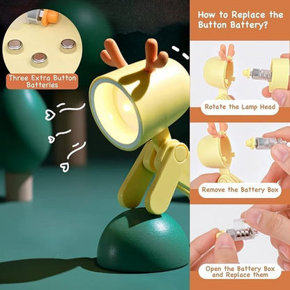Mini Reindeer LED Desk Lamp