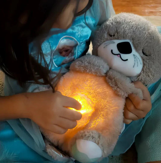 LullaBear™ Soothing Teddy with Breathing, Music, and Lights