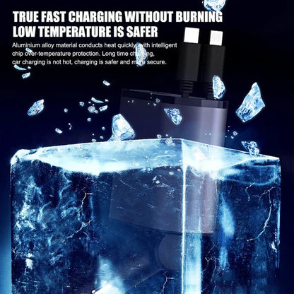 4 in 1 Retractable Car Fast Charger